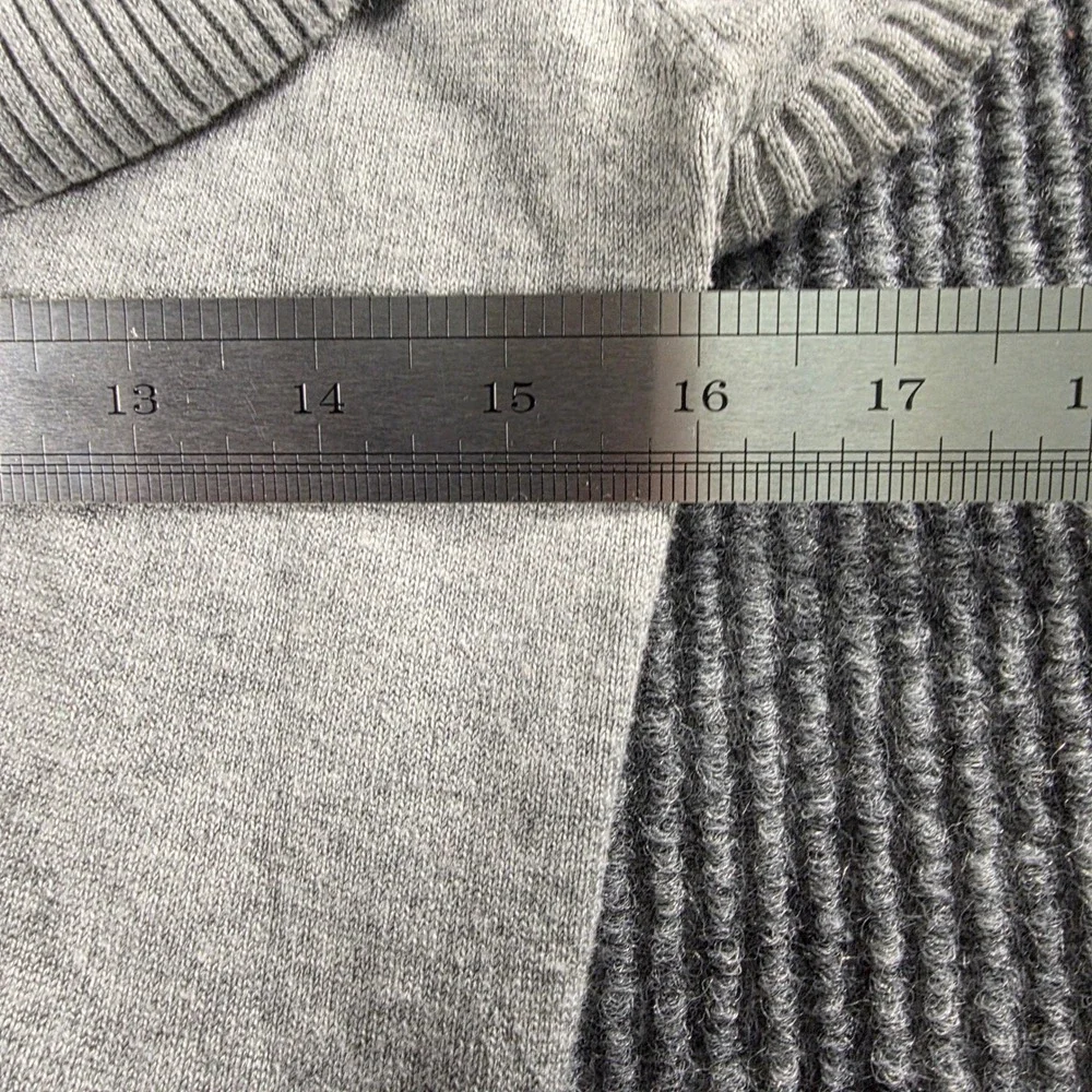 Wet Seal Gray Cowl Neck Short Sleeve Belted Sweater Tunic Small